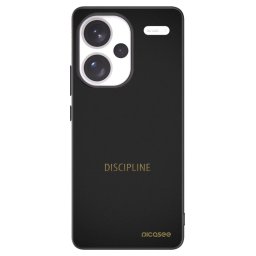Fekete szilikon tok az alábbi mobiltelefonokra Xiaomi Redmi Note 13 Pro+ 5G - Discipline