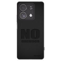Fekete szilikon tok az alábbi mobiltelefonokra Xiaomi Redmi Note 13 Pro 4G - No Excuses