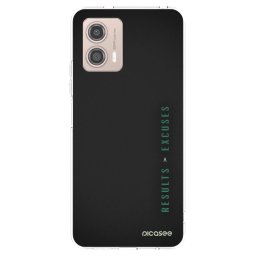 Átlátszó szilikon tok az alábbi mobiltelefonokra Motorola Moto G53 5G - Results x Excuses