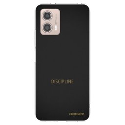 Átlátszó szilikon tok az alábbi mobiltelefonokra Motorola Moto G53 5G - Discipline