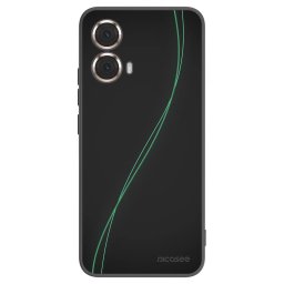 Fekete szilikon tok az alábbi mobiltelefonokra Motorola Moto G85 - Be Different