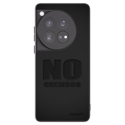 Fekete szilikon tok az alábbi mobiltelefonokra OnePlus 12 5G - No Excuses