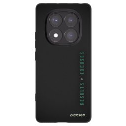 Fekete szilikon tok az alábbi mobiltelefonokra Xiaomi Redmi Note 14 Pro+ 5G - Results x Excuses