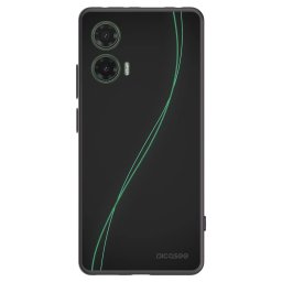 Fekete szilikon tok az alábbi mobiltelefonokra Motorola Moto G35 5G - Be Different