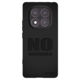 Fekete szilikon tok az alábbi mobiltelefonokra Xiaomi Redmi Note 14 Pro 4G - No Excuses