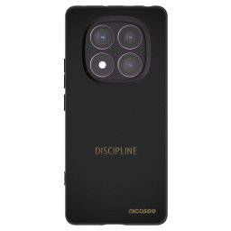 Fekete szilikon tok az alábbi mobiltelefonokra Xiaomi Redmi Note 14 Pro 4G - Discipline