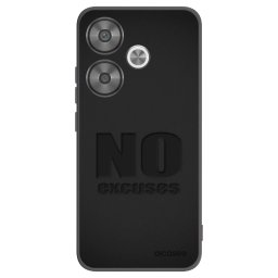 Fekete szilikon tok az alábbi mobiltelefonokra Xiaomi Poco F6 - No Excuses