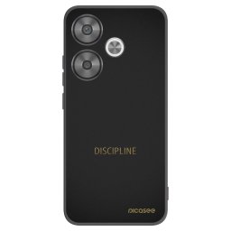 Fekete szilikon tok az alábbi mobiltelefonokra Xiaomi Poco F6 - Discipline