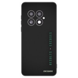 Fekete szilikon tok az alábbi mobiltelefonokra OnePlus 13 5G - Results x Excuses