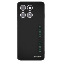 Fekete szilikon tok az alábbi mobiltelefonokra Motorola Edge 60 Pro - Results x Excuses