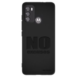 Fekete szilikon tok az alábbi mobiltelefonokra Motorola Edge 60 5G - No Excuses