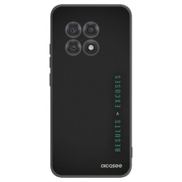 Fekete szilikon tok az alábbi mobiltelefonokra OnePlus 13R 5G - Results x Excuses