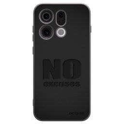 Fekete szilikon tok az alábbi mobiltelefonokra OPPO Find X9 - No Excuses