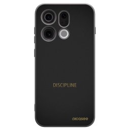 Fekete szilikon tok az alábbi mobiltelefonokra OPPO Find X9 - Discipline