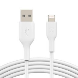 Belkin BOOST CHARGE Lightning/USB-A kábel, 1 m, fehér