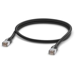 Ubiquiti UACC-Cable-Patch-Outdoor-1M-BK, Kültéri UniFi patch kábel, 1m, Cat5e, fekete