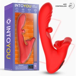 IntoYou - Franky okos klitoriszágas vibrátor G-pont stimuláló forgógolyóval (APP-os)