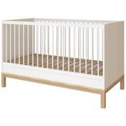 Faktum Loop White&Oak Átalakítható 140-es babaágy (2 doboz) - fehér