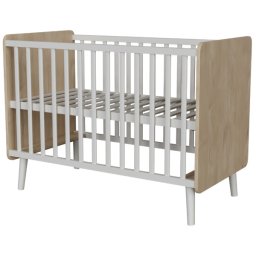 Faktum Peak Natural Oak and White 120-as babaágy - oak
