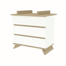 Faktum Sienna White Komód + toldalék (2 doboz) - fehér