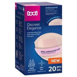 LOVI Discreet Elegance Antibakteriális melltartóbetét 20db bézs