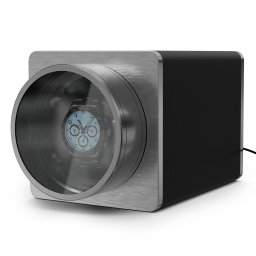 Klarstein TimeSync órafelhúzó, 1 óra, 5 üzemmód, 3 irány, vegán, univerzális méret, csendes (WW4-TimeSync1Bl/Silv)