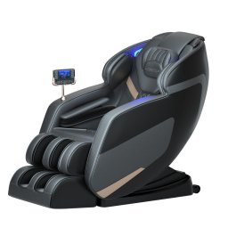 HC Home Lifestyle S9 Masszázsfotel sötét szűrke színben
