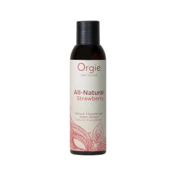 Orgie All Natural - vízbázisú síkosító gél - eper (150 ml)