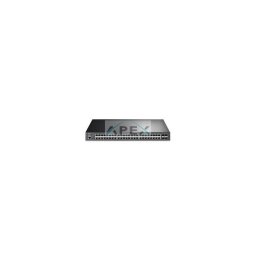 TP-LINK Switch 48x1000Mbps + 4x10G SFP+ + 2xkonzol port, Menedzselhető Rackes, SG3452X