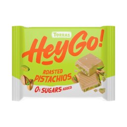 Torras Hey Go fehércsokoládé pisztáciás 60g