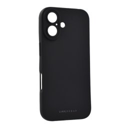 ROAR LUNA szilikon telefonvédő (ultravékony, matt, kameravédő, wireless) FEKETE Apple iPhone 17