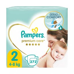 Pampers Premium Care Mini 2, 4-8 kg HAVI PELENKACSOMAG 272 db + AJÁNDÉK Baba az autóban matrica