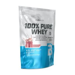 BIOTECH USA Tejsavó fehérjepor, 400g, BIOTECH USA "100% Pure Whey", eper