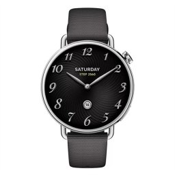 XIAOMI BHR07VRGL S4 Okosóra flourgumi szíjjal, 41mm, Fekete