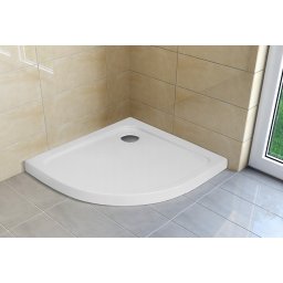 H2O Nero A Slim Ă­ves lapos zuhanytĂĄlca 90x90 ajĂĄndĂŠk szifonnal
