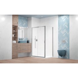 H2O Comfort DWJ+S szĂśgletes zuhanykabin 120x80