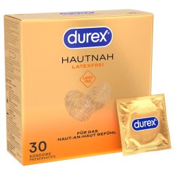 Durex Hautnah - latexmentes óvszer nagy csomag (30 db)