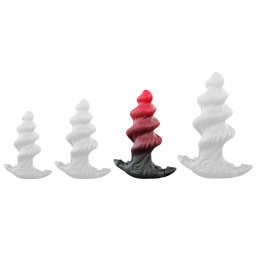 Hadek Anl plug Spirlis szilikon 16x7 cm piros