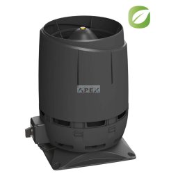 Vilpe ECo125S FLOW tetőventilátor, fekete