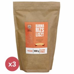 Éden Prémium barna rizsliszt 3X1000 g