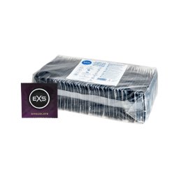 EXS Hot Chocolate - óvszer csoki ízű (fekete, 100 db)