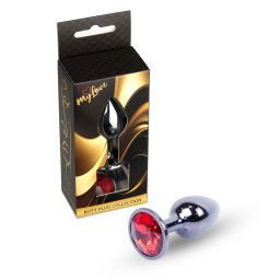 Anal plug Fm, hthet, melegthet 7 cm piros