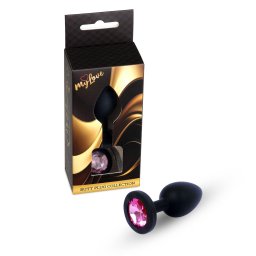 Mylove Toys Anl plug Szilikon, sima fellet 7 cm fekete