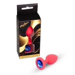 Mylove Toys Anl plug Szilikon, kszeres 7 cm piros kis mret