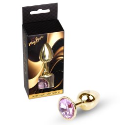 MyLove Toys Anl plug Fm hthet melegthet 7 cm arany