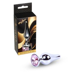 MyLove Toys Anl plug Fm, hthet, elegns 9,5 cm ezst rosa