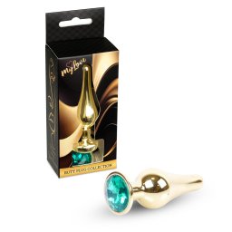 MyLove Toys Anl plug Hthet-fthet 9,5 cm zld