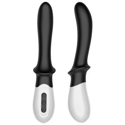 Vibrtor G-pont s prosztata stimull, 10 md, rezgs, melegt, USB tlts, vzll, szilikon