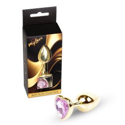 MyLove Toys Anl plug Anatmiai forma, fm 7 cm arany szn
