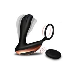 Prostate Massager tvirnyts, 10 md, USB tlts fekete